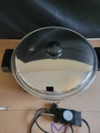 Saladmaster 7256 12 Electric Skillet Stainless Steel Oil Core Vapo Lid Cord Usa. Fixed Price $95.00.