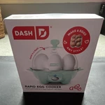 Dash Rapid Cooker DEC005AQ Aqua 6-EGG Capacity 360W One-touch Boil. Fixed Price $10.00.