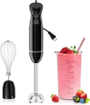 Bonsenkitchen Immersion Blender Handheld, 2 Mixing Speed Electric W. Fixed Price $41.99.