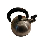 Vintage Old Whistling Kettle Teapot Shiny Stainless Steel 1.5QT Retro. Fixed Price $20.00.