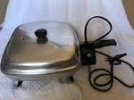 Vintage Kenmore Sears Simpsons Limited Electric Fry Pan Skillet W Lid Retro Euc. Fixed Price $44.90.