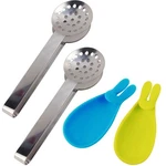 Gxxmei 2PCS Stainless Steel Tea Bag Tongs With Bunny 6INCH, Silver. Fixed Price $17.18.