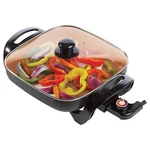 Brentwood 12-INCH Nonstick Copper Electric Skillet. Fixed Price $44.99.
