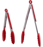 Kitchen Tongs Set Of 9 Inch & 12 Stainless Steel Food. Fixed Price $10.79.