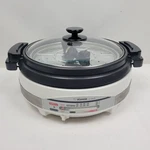 Zojirushi EP-RAC50 Gourmet Electric Skillet Grill/ Steamer 1350W White Nice. Fixed Price $65.00.