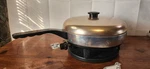 Vintage 1960S Magic Fry Electric Skillet Pan 12 Model EP-44A Dome Lid Aluminum. Fixed Price $35.00.
