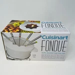 Cuisinart Fondue Set 13 Piece White Cast Iron Enamel FP-115WS 1.5 Qt New. Fixed Price $25.29.