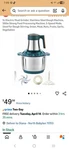 3L Food Processors 300W Mini Electric Chopper Meat Grinder 2-SPEED&4 Blades. Fixed Price $28.00.