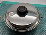 Saladmaster Versa Tec T304-316 Pan Skillet 9" Diameter With Vapo-lid. Fixed Price $149.99.