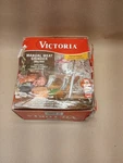 Victoria Cast Iron Meat Grinder With Table Fixed Mount Manual Sausage. Fixed Price $49.95.