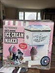 Rare Vintage Nostalgia Old Fashion Ice Cream Maker Cart Electric. Fixed Price $58.00.