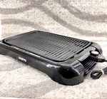 Sanyo Electric Indoor Barbeque Bbq Grill Extra Large 200 Sq Black HPS-SG3 Euc. Fixed Price $69.90.