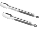 Allwin-houseware 304 Stainless Steel Kitchen Cooking Tongs, 9 & 12 Inch Gray. Fixed Price $10.00.