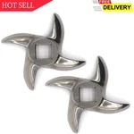 Pack #12 Meat Grinder Blade Stainless Steel Knife Cutter Replacement For Gri... Fixed Price $15.49.