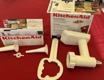 Nob Kitchenaid Food Grinder Attachment Fga And Sausage Stuffer Ssa. Fixed Price $25.00.
