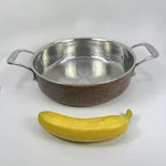 Used Lagostina Hammered Pot Stainless Steel 3 Qt Casserole Saucepan *no Lid. Fixed Price $39.99.