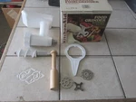 Kitchenaid Meat Food Grinder Stand Mixer Attachment Fga White New Box. Fixed Price $19.99.
