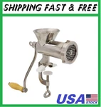 Lem Products #10 Clamp-on Hand Grinder, Stainless Steel Meat. Fixed Price $247.99.