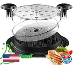 Chicken Shredder With Removable Plate Manual Meat Tool Transparent Lid. Fixed Price $38.38.