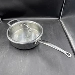 Lenox American By Design Saute Pan Pot Stainless Steel Signed Glass Lid 3.5 Qt. Fixed Price $26.97.