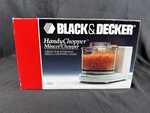 Black & Decker Handy Chopper Mincer HC20 Small Mini Food Processor Nib. Fixed Price $24.99.