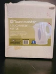 Toastmaster 1.2L Cordless Kettle Heated Pot. Fixed Price $17.99.