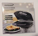 Brentwood TS-240B Non-stick Compact Dual Sandwich Maker 750W Black & Silver New. Fixed Price $19.95.
