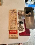 Vintage Universal Deluxe All-purpose Tab-l-top Food Chopper No. 1595. Fixed Price $19.50.
