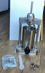 Lem Products 5LB Stainless Steel Vertical Sausage Stuffer. Fixed Price $120.00.