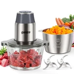 Ganiza 450W Electric Food Processor, Chopper & Meat Grinder With 2X 8-CUP Bowls. Fixed Price $53.67.