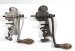 Vtg Hand Crank Meat Grinders Universal No. 1 Eveready 5 For Part Only. Fixed Price $7.99.