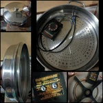 Vintage Farberware 344A Electric Skillet Stainless Steel W/ Lid Rack & Cord Usa. Fixed Price $49.99.