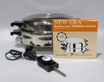 Vintage New Era Stainless Electric Skillet K7250 W/ Instruction & Recipe Book. Fixed Price $49.99.
