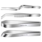 Pieces Fish Bone Tweezers Set, Two 4.6" Stainless Steel And 5.5.... Fixed Price $15.22.