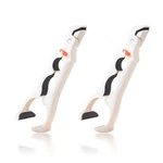 Pcmursal 2 Pack 3-IN-1 Hot Plate Gripper, Tool Large, White. Fixed Price $21.40.