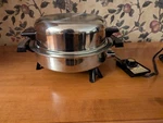 Vintage Lifetime Electric Liquid Core Skillet With Dome Lid #7906 Cord Usa. Fixed Price $70.00.