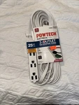 Powtech Electrical Foot Three Outlet Extension Cord Max 1625W. Fixed Price $16.00.