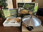Vintage Oster Deluxe Electric Wok 693-01 & Accessory Pak Dupont Boxes!. Fixed Price $29.99.