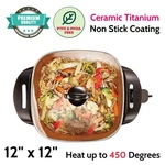 1200W Electric Skillet Non-stick Frypan Frying Large Kitchen. Fixed Price $62.97.