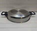 Regal Ware Kitchen Nutrition T-304 Stainless Lid For Skillet Pot Cover 11 5/8". Fixed Price $59.99.