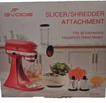 Gvode White Shredder Attachment Kitchenaid Standalone Mixer (*no Slicer). Fixed Price $14.99.